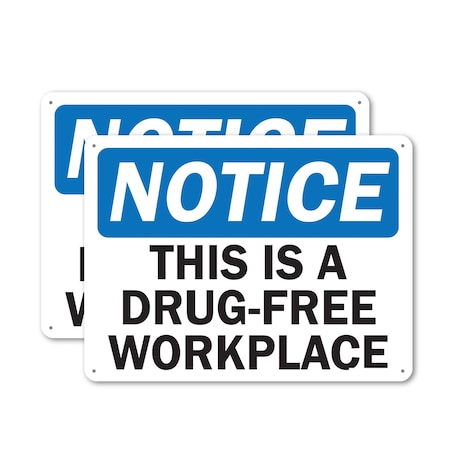 Signmission Safety Culture Sign, 14 in Width, Plastic, Rectangle OS-2PACK-NS-P-1014-L-19535